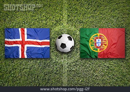 
                Fußball, Island, Portugal, Em                   