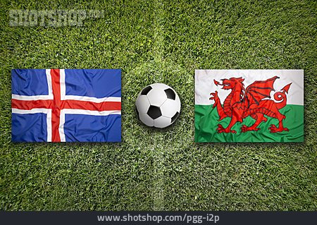 
                Fußball, Island, Wales, Em                   