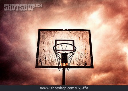 
                Basketball, Basketballkorb                   