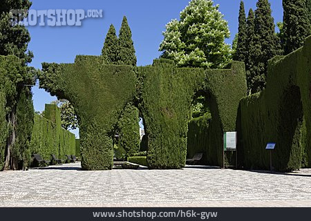 
                Gartenanlage, Gartenarchitektur, Granada                   