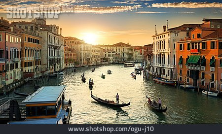 
                Kanal, Gondel, Venedig, Vaporetto                   