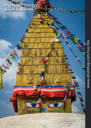 
                Buddhismus, Stupa, Bodnath                   