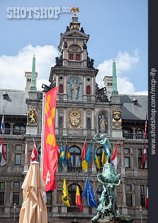 
                Rathaus, Antwerpen, Grote Markt, Stadhuis                   