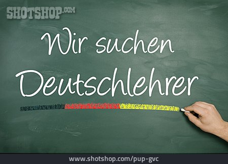 
                Suche, Deutschlehrer                   