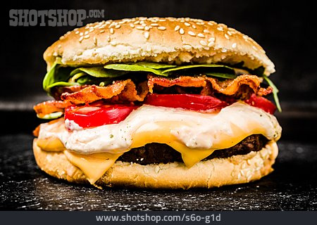
                Hamburger, Cheeseburger                   