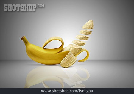 
                Geschnitten, Banane                   