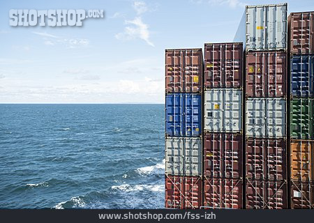 
                Schifffahrt, Container, Ladung                   