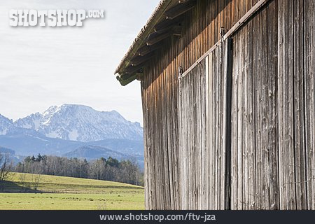 
                Alpen, Oberbayern, Stadel                   