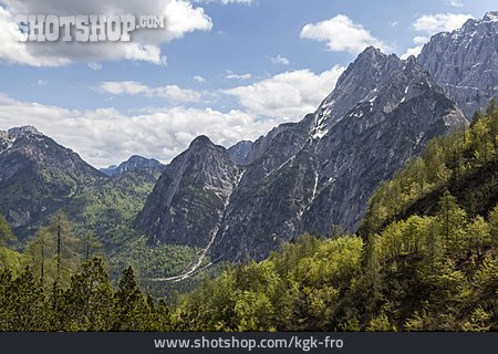 
                Julische Alpen, Gebirgsmassiv, Montaschgruppe                   