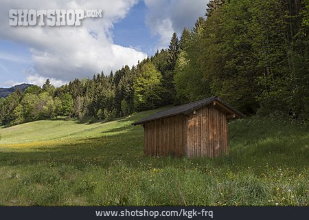 
                Holzhütte, Karnische Alpen, Gailtal                   