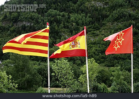 
                Flagge, Spanien, Katalonien                   
