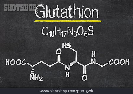 
                Strukturformel, Glutathion                   