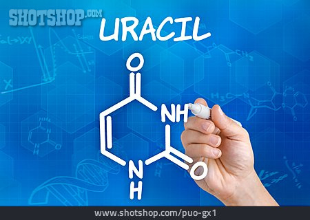
                Strukturformel, Uracil                   
