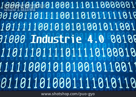 
                Industrie, Binärcode, Automatisierung                   