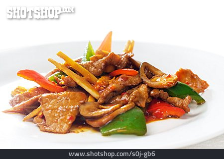 
                Asiatische Küche, Rindfleisch                   