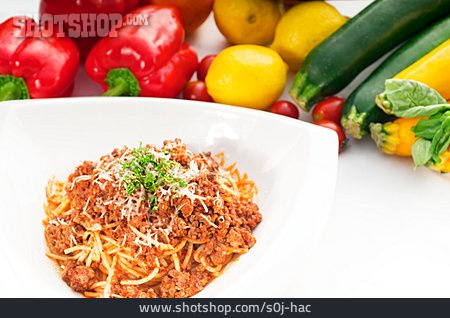 
                Pasta, Spaghetti Bolognese                   