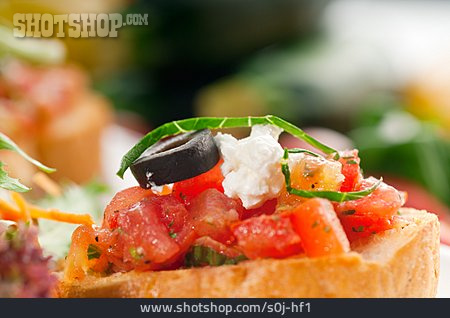 
                Tomate, Bruschetta                   