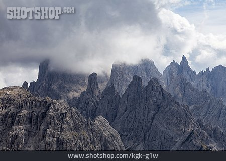 
                Berggipfel, Dolomiten, Monte Cristallo                   