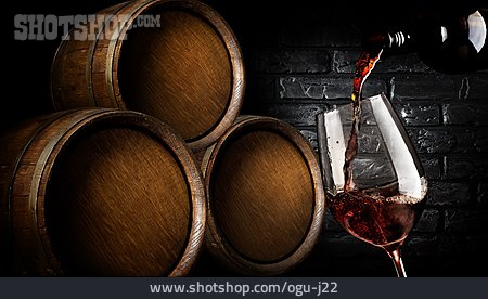 
                Alkohol, Rotwein, Rotweinglas                   
