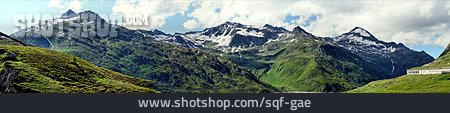 
                Mountain Panorama, Lukmanier Pass                   