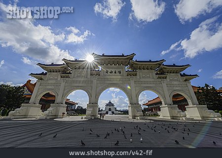 
                Taiwan, Haupttor, Nationale Chiang-kai-shek-gedächtnishalle, Taiwan-demokratie-park                   