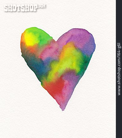 
                Heart, Watercolor                   