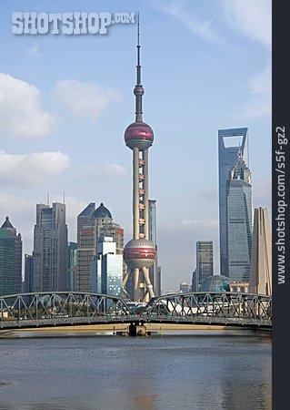 
                Moderne Baukunst, Fernsehturm, Shanghai                   