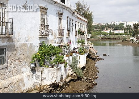 
                Dorf, Wohnhaus, Algarve, Tavira                   
