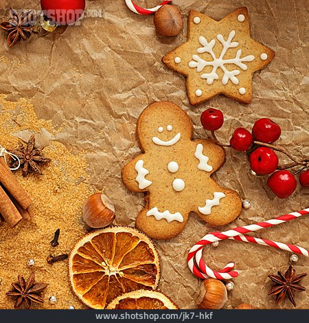
                Christmas Cookies, Advent Season, Gingerbread Man                   