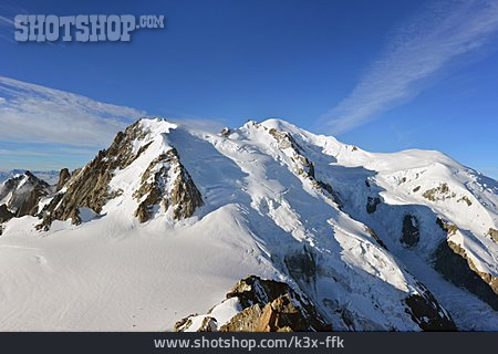 
                Mont Blanc, Gebirgskette                   