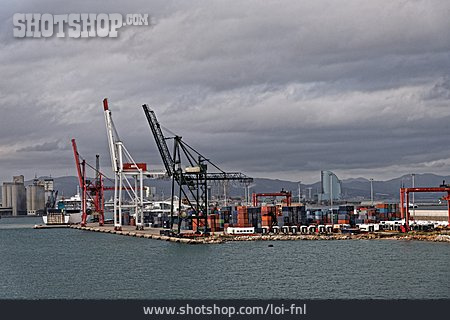 
                Barcelona, Containerhafen                   