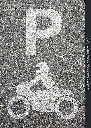 
                Motorrad, Parkplatz                   