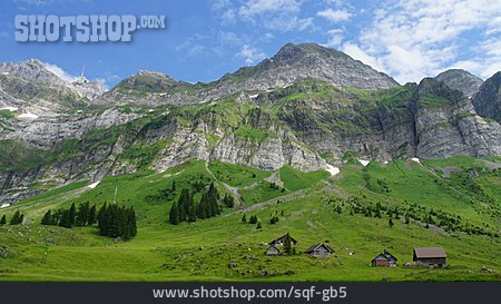 
                Appenzeller Alpen, Bergkulisse                   