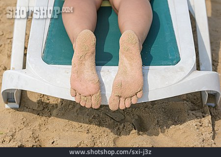 
                Sand, Füße, Sonnenbad                   