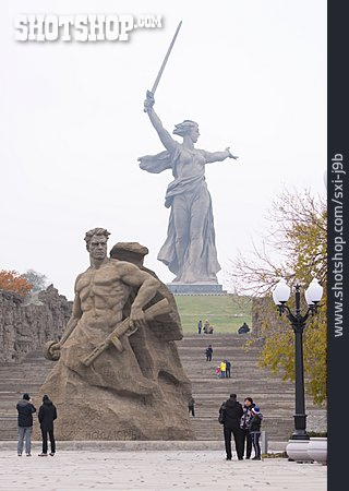 
                Statue, Mamajew-hügel, Mutter-heimat-statue                   