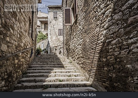 
                Treppe, Altstadt, Assisi                   