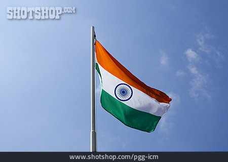
                Flagge, Indien, Nationalflagge                   