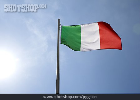 
                Fahne, Italien, Nationalflagge                   