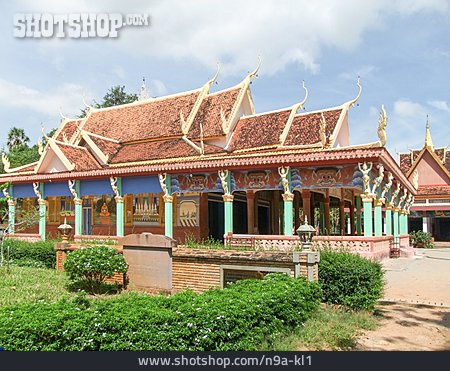 
                Kambodscha, Siem Reap, Buddhistischer Tempel                   