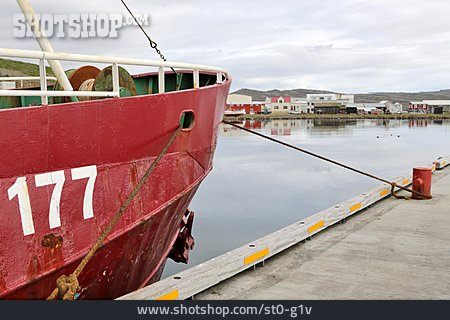 
                Fischkutter, Hafenstadt, Hólmavík                   