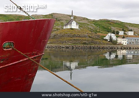 
                Hafen, Island, Hólmavík                   