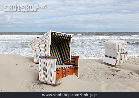 
                Strandkorb, Nebensaison, Wangerooge                   
