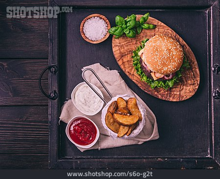 
                Fastfood, Cheeseburger, Wedges                   