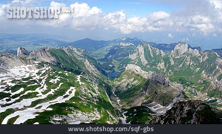 
                Schweiz, Gebirgslandschaft, Appenzeller Alpen                   