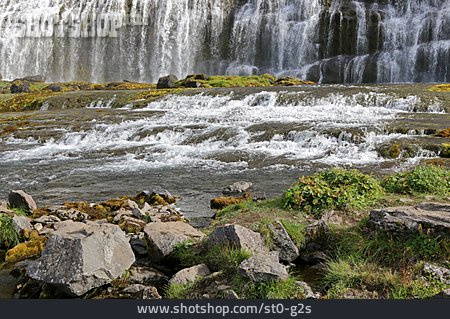 
                Wasserfall, Fluss, Dynjandi                   