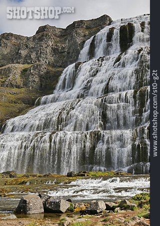 
                Wasserfall, Island, Dynjandi                   