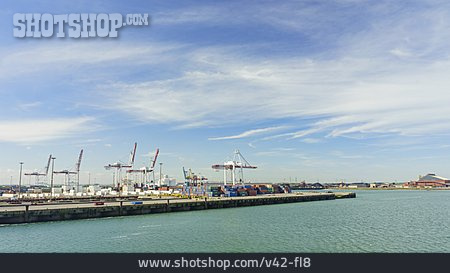 
                Containerhafen, Hafenstadt, Dunkerque                   