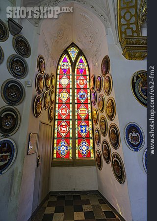 
                Kirchenfenster, Schloss Frederiksborg                   