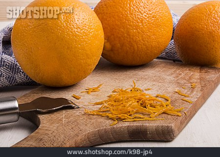 
                Orangenschale, Zestenreißer                   