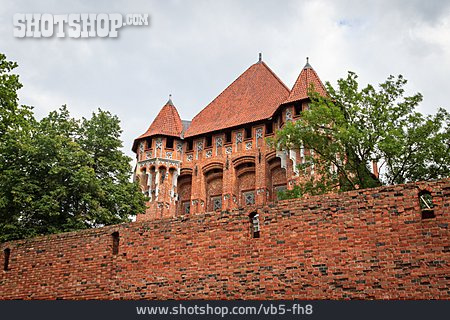 
                Gotisch, Burganlage, Malbork                   